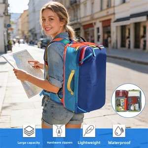 Zaino da Viaggio Impermeabile a Doppio Strato di <span class=keywords><strong>Grande</strong></span> Capacità <span class=keywords><strong>in</strong></span> Oxford, Borsa Sportiva Casual per Esterni, Produzione Certificata BSCI - Product Image 3