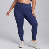 Leggings de yoga taille haute personnalisés avec logo, grandes tailles, poches latérales, séchage rapide, écologiques pour femmes, idéaux pour la gym, le fitness et la course à pied
