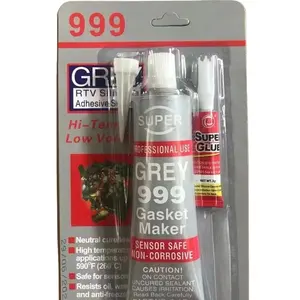 RTV Gasket Maker sealant 100% Acetic Silicone Sealant High Temp 85g 3oz rtv silicone grey