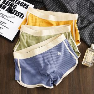 Boxer da <span class=keywords><strong>Uomo</strong></span> in Cotone Traspirante e Delicato sulla Pelle, Senza Cuciture, Tinta Unita, con Elastico a Spirale - Product Image 4