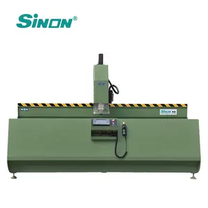 מתועש רמת אלומיניום פרופיל CNC כרסום וקידוח מכונה עבור משתנה חורים וחריצים