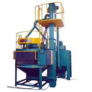 Turntable type shotblasting machine and rotary abrator for the heavy loading workpiece
