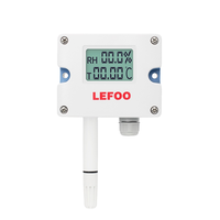 Contrôleur de température mural en acier inoxydable LEFOO OEM/ODM avec écran LCD, communication par port série IP56 pour l'humidité