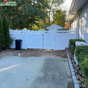 used white picket fence for sale, pvc fence 6x6