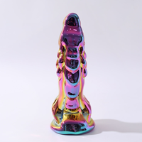 Ninghao SM Alien Glass Anal Plug Big Penis Pulling Comrade's Back Court Development Couple Abnormal Training Sex Toy