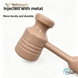 Maillet en plastique pour piquets de tente de camping en plein air avec poignée ergonomique et design léger - Product Image 3