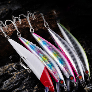 ECOODA Sinkender Minnow 40G62G Langsam Sinkender Minnow Mehrteiliger Harter Schwimmköder für Wanderfische im Mittel- bis Oberwasser - Product Image 1