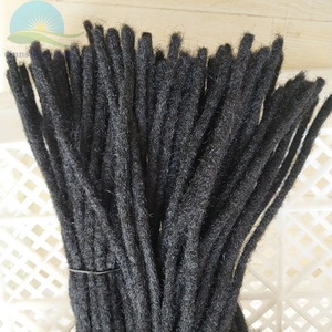Short Dread <span class=keywords><strong>Locks</strong></span> Extensions de <span class=keywords><strong>cheveux</strong></span> humains Vendeur fait à la main 14 pouces Crochet Faux Locs Dreadlocks Tressage Trame de <span class=keywords><strong>cheveux</strong></span> - Product Image 3