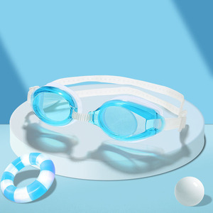 Gafas DE BUCEO ópticas planas de alta definición al por mayor, gafas de natación ligeras personalizables para niños - Product Image 3