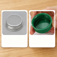 Bouteille carrée en PET transparent de qualité alimentaire avec bouchon à vis, bouteille vide jetable pour café infusé à froid, thé froid.