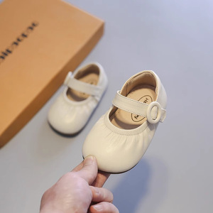 Chaussures pour enfants, printemps et automne, nouvelles chaussures pour enfants à semelle souple, chaussures en cuir pour filles, chaussures de princesse pour tout-petits - Product Image 6