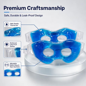 2 pz Spa Gel maschere per gli occhi caldo freddo riutilizzabile impacchi di ghiaccio flessibili comprime terapia per occhi gonfi mal di testa emicranie Stress sollievo - Product Image 2