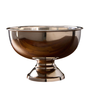 Elegant Aluminium Wine Bowl <b>Footed</b> Champagne Cooler <b>Ice</b> Bucket Premium Silver Beverage Chiller Tub For Wedding Party Decoration - Product Image 4