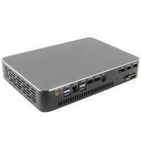 Eglobal 4K M.2 NVME SSD y 2,5 SATA 1 x DP 1 x DVI 2 x HD Wins10 Core i5-9400F Juego mini computadora mini pc