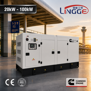 Groupe électrogène diesel silencieux Cummings 20kW 30kW 50kW 100kW, triphasé, pour usage industriel et commercial de secours - Product Image 1