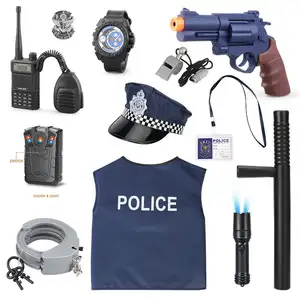 Venta caliente juguetes profesionales de simulación para niños juguetes de interacción entre padres e hijos juegos de juguetes juego de rol de policía