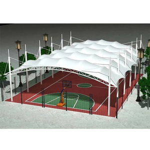 Modern Custom Membrane Structure <b>Tent</b> PVDF Fabric Padel Court Sports Stadium Field Roof <b>Canopy</b> - Product Image 4