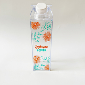 17 OZ/ 26 OZ/ 32 OZ botol air karton susu persegi botol susu plastik botol karton susu kopi - Product Image 6