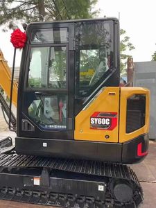 Mini-excavatrice sur chenilles d'occasion SANY SY60 de 6 tonnes, moteur EPA 2023, pour pompe Liyuan, moteur Isuzu - Product Image 2