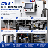 Machine de remplissage de colle industrielle contrôlée par PLC, ligne de remplissage et de scellage de produits en silicone, fabricant