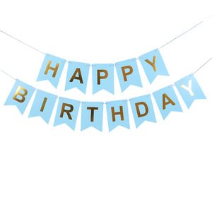 Guirnalda de Banderines Triangulares de Feliz Cumpleaños, Decoraciones Duraderas para Fiestas de Cumpleaños - Product Image 4