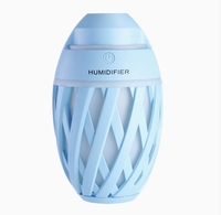Portable lumière LED Mini 300ml H20 humidificateur de pulvérisation arôme diffuseur d'huile essentielle USB Air maison brume fraîche humidificateur à ultrasons
