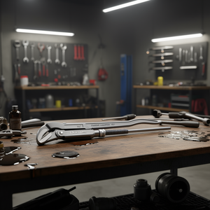 Clé à molette réglable Fasano 12 pouces en acier au chrome-vanadium, outil de réparation automobile - Product Image 3