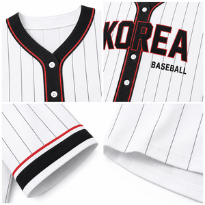 Jersey de Béisbol Coreano para Fanáticas, Estilo Moderno, Personalizado con Nombre y Número, Jersey Corto para Mujer - Product Image 6
