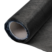 Tissu biaxial en fibre de carbone 12k +/-45 degrés pour drones, planches de surf, yachts et automobiles
