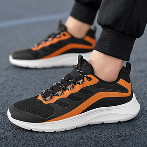 Chaussures de sport respirantes en mesh pour hommes, colorées, à lacets, légères, antidérapantes, pour la course à pied et la marche en plein air - Product Image 2