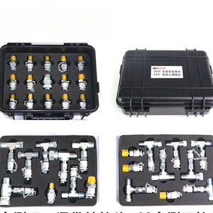 ชุดทดสอบแรงดันไฮดรอลิกเหล็กคุณภาพสูงสำหรับข้อต่ออะแดปเตอร์รถขุดและข้อต่อสายไฮดรอลิกทองเหลือง - Product Image 5