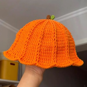 冬に適した女性用ヘッドシェイプ帽子ハロウィンクロシェ帽子おしゃれ無地レースエッジソフト - Product Image 1