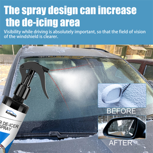 Rayhong 100mL Car De <span class=keywords><strong>Icer</strong></span> Spray parabrisas delantero motor ojo de cerradura espejo retrovisor hielo nieve eliminación - Product Image 2
