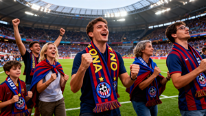 批发定制足球助威用品球迷国旗流苏围巾西班牙国旗围巾 - Product Image 3