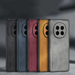 Étui de protection arrière de luxe en cuir de mouton et silicone pour Honor 400 Lite Magic 8 Pro, Coque Bumper pour Honor X9C X8C Magic7pro - Product Image 2