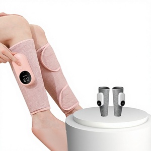 Masseur de jambes à température constante avec compresse chaude, appareil amincissant pour les jambes, masseur de mollets électrique pneumatique à impulsions d'air pour la maison - Product Image 1