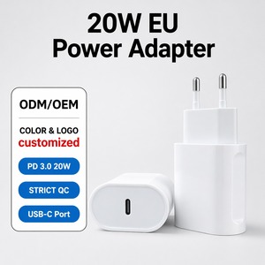 Adaptador de Corriente USB C de Carga Rápida PD de 20 W de Alta Velocidad, Enchufe para Dispositivos, Teléfonos Móviles, Uso Portátil, Teléfonos Celulares, Configuración de Oficina - Product Image 1