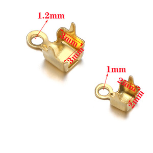 A2420 Thời Trang 18K Mạ Vàng Thép Không Gỉ Quyến Rũ Cuối Vị Trí Clasp Đóng Cửa Cho Vòng Cổ Vòng Đeo Tay Làm DIY - Product Image 6