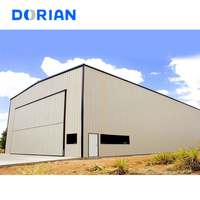 Hangar de aviones de estructura de acero prefabricado de China, edificio de acero de 2 pisos