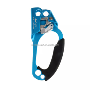 Outdoor Mountaineering Clamp Left Hand Rappelling Gear Equipment Rock Lifting Left Hand Ascender Outdoor Climbing for 12mm Rope