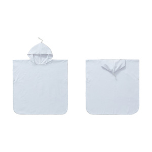 RubySub White Serviette <span class=keywords><strong>de</strong></span> <span class=keywords><strong>bain</strong></span> pour enfants Capuche châle à séchage rapide pour la <span class=keywords><strong>plage</strong></span> en plein air <span class=keywords><strong>Cape</strong></span> <span class=keywords><strong>de</strong></span> <span class=keywords><strong>bain</strong></span> absorbante pour bébé - Product Image 5