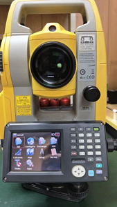 중고 터치스크린 OS 시리즈 일본 브랜드 OS-105 토탈 스테이션 측량기 반사경이없는 온보드 중고 토탈 스테이션 - Product Image 4