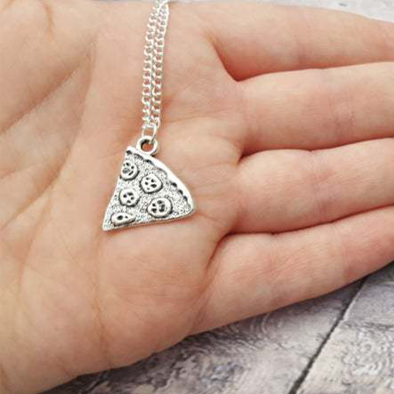 Collana Pizza A 6 Pezzi Per Amiche - Gioiello D'Amicizia In Argento