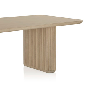 Table <span class=keywords><strong>à</strong></span> manger en chêne américain RH, meubles pour la maison, le bar et le restaurant avec un design tendance - Product Image 6
