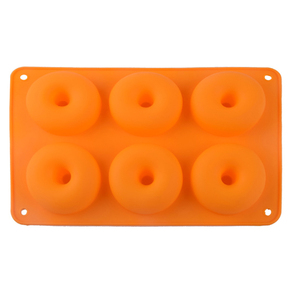 Moule de cuisson en silicone antiadhésif pour donuts, gâteaux, bagels et biscuits, 6/8/18 cavités, vente en gros - Product Image 3