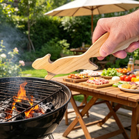 Poignée coulissante pour grille de four en bois, cadeau de pendaison de crémaillère pour boulangers ou cuisiniers, gadget de cuisine, cadeau personnalisé pour la cuisine à la maison