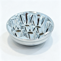 Réflecteur LED à 7 lampes, angle optique précis, résistant à l'usure, en alliage d'aluminium CNC AL6063, pour phare de moto