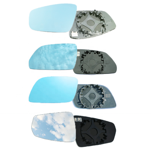 1 Paio di Specchietti Retrovisori Laterali con Vetro Blu per VW <span class=keywords><strong>Polo</strong></span> 2002-2020 Quinta Generazione, Visione Grandangolare Antiabbagliamento - Product Image 1