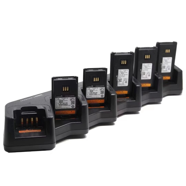 HYTERA MCA08 Desktop 6-bit Multi-channel Charger 12V DC for Two-way Radios PD785 PD705 PD505 TD505 Walkie Talkie