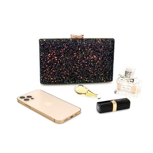 Cross-border for Explosive Sequins Women's High-end Feeling <b>Clutch</b> Bag Polyester Celebrity Dress Evening Bag Tanjing - Product Image 4
